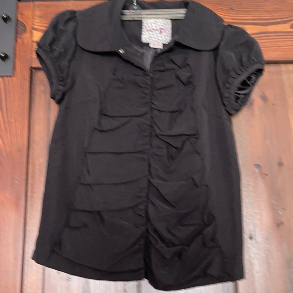 Kensie girl black blouse